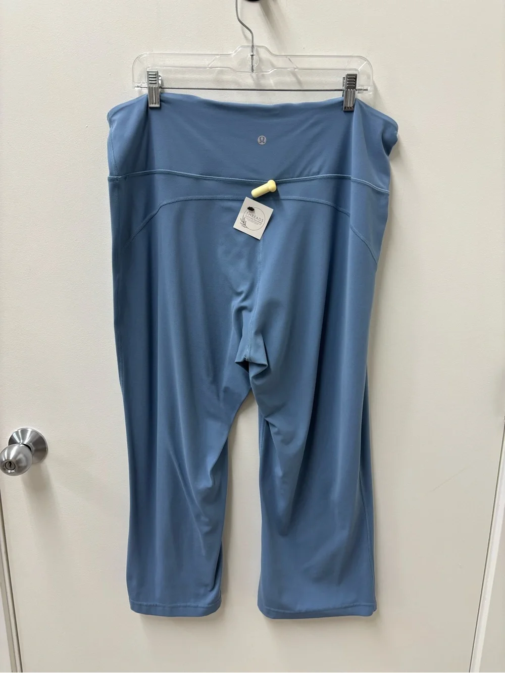 lululemon athletica Dusty Blue High Rise Crop Leggings